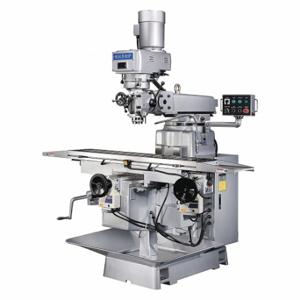 SHARP V-1 Mill Drill Machine, NT40, 10 Inch Size Swing, 3 Phase, 37 Inch Size Table Surface Ht, 220V | CU2PAQ 446N38