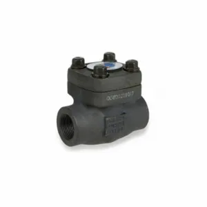 SHARPE VALVES 4371001240 Check Valve, Single Flow, Inline Swing, Steel, 1 Inch Pipe/Tube Size, 1, 610 PSI, Steel | CU2NMW 802DV7