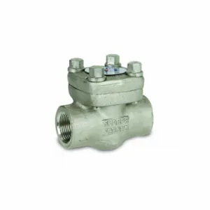 SHARPE VALVES 4371001830 Check Valve, Single Flow, Piston, Stainless Steel, 1 1/4 Inch Pipe/Tube Size, 990 PSI | CU2NNN 802DZ2