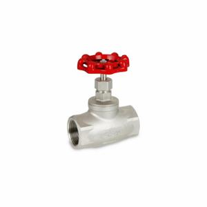 SHARPE VALVES 4371006060 Globe Valves, Straight, 3/4 Inch Pipe Size, Stainless Steel Body, PTFE Seal | CU2NYL 802EP7