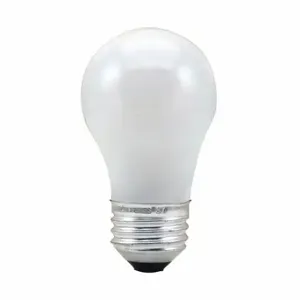 SHAT-R-SHIELD 01132NM Incandescent Light Bulb, A15, Medium Screw, 40W INC, 40 W Watts, 405 lm, 2 PK | CU2PBG 60TZ12