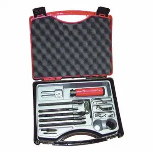 SHAVIV 154-00008 Deburring Tool Set, High Speed Steel/Plastic/Steel, N/A | CU2PNG 45NX24