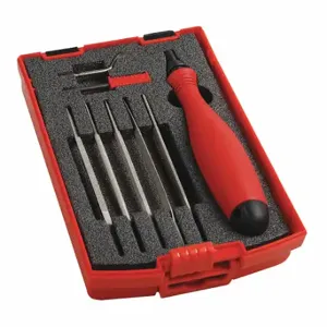 SHAVIV 154-00030 Deburring Tool Set, High Speed Steel/Plastic, N/A | CU2PMZ 45NY03