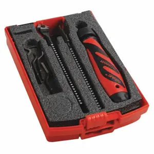 SHAVIV 154-00035 Deburring Tool Set, High Speed Steel/Plastic, N/A, Deburring/Long Reach/Sheet Cleaning | CU2PND 45NY02