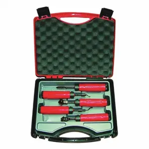 SHAVIV 154-29060 Deburring Tool Set, High Speed Steel/Plastic, B, C, D, E And F, Sets B, C, D, E And F | CU2PMA 45JD63