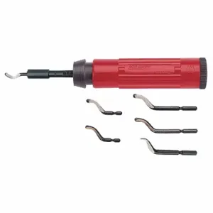 SHAVIV 155-29178 Deburring Tool Set, High Speed Steel/Plastic | CU2PLX 45NX09