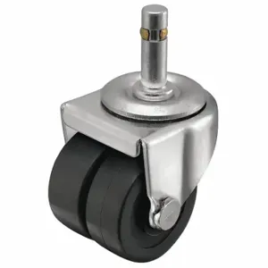 SHEPHERD CASTER C0020273ZN-POS01(KK) Low-Profile Easy-Turn Friction-Ring Stem Caster, 2 Inch Wheel Dia, 225 lb | CU2PVE 60EZ43