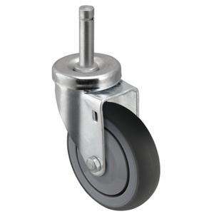 SHEPHERD CASTER PGS30273ZN-TPR33(GG) Stem Caster, 3 Inch Wheel Dia, 210 lb, 4 1/8 Inch Mounting Height, Swivel Caster | CU2QDU 60EZ54