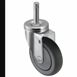 SHEPHERD CASTER PGS30273ZN-TPR33(GG) Stem Caster, 3 Inch Wheel Dia, 210 lb, 4 1/8 Inch Mounting Height, Swivel Caster | CU2QDU 60EZ54