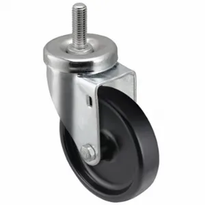 SHEPHERD CASTER PGS30748ZN-POD01(KK) NSF-Listed Sanitary Threaded Stem Caster, 3 Inch Wheel Dia, 250 lbs, Swivel Caster | CU2PZH 60EZ56