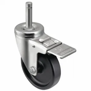 SHEPHERD CASTER PGT30273ZN-POD01(KK) NSF-Listed Sanitary Friction-Ring Stem Caster, 3 Inch Wheel Dia, 250 lbs, Polyolefin | CU2QLT 60EZ71