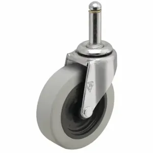 SHEPHERD CASTER PRE20223ZN-TPR NSF-Listed Sanitary Friction-Ring Stem Caster, 2 Inch Wheel Dia, 80 lbs, Swivel Caster | CU2QHM 60EZ97