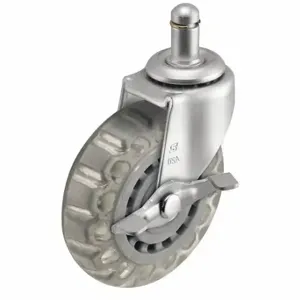 SHEPHERD CASTER PRE30223ZN-VPR01(CG)B NSF-Listed Sanitary Friction-Ring Stem Caster, 3 Inch Wheel Dia, 120 lbs, Polyurethane | CU2QLE 60FA55