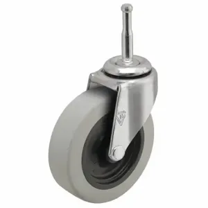 SHEPHERD CASTER PRE20302ZN-TPR Single-Wheel Grip-Neck Stem Caster, Swivel Caster, 13/16 Inch Wheel Width | CU2PYX 60FA18