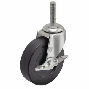 SHEPHERD CASTER PRE20634ZN-3RB NSF-Listed Sanitary Threaded Stem Caster, 2 Inch Wheel Dia, 80 lbs, 1 Inch Stem | CU2QMF 60FA37