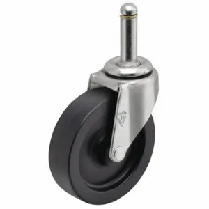 SHEPHERD CASTER PRE20223ZN-3E NSF-Listed Sanitary Friction-Ring Stem Caster, 2 Inch Wheel Dia, 90 lbs, Swivel Caster | CU2QHT 60EZ93