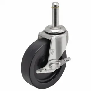 SHEPHERD CASTER PRE30223ZN-3EB NSF-Listed Sanitary Friction-Ring Stem Caster, 3 Inch Wheel Dia, 120 lbs, Polyolefin | CU2QLC 60FA45