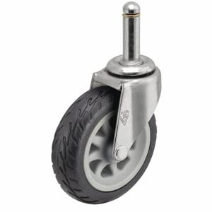 SHEPHERD CASTER PRE30223ZN-NOM NSF-Listed Sanitary Friction-Ring Stem Caster, 3 Inch Wheel Dia, 110 lbs | CU2QKR 60FA50