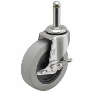 SHEPHERD CASTER PRE20273ZN-TPUB NSF-Listed Sanitary Friction-Ring Stem Caster, 2 Inch Wheel Dia, 90 lbs | CU2QKL 60FA11