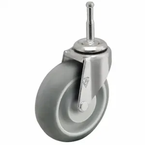 SHEPHERD CASTER PRE30302ZN-MNT Single-Wheel Grip-Neck Stem Caster, Swivel Caster, 13/16 Inch Wheel Width, Plain, Steel | CU2PZE 60FA72