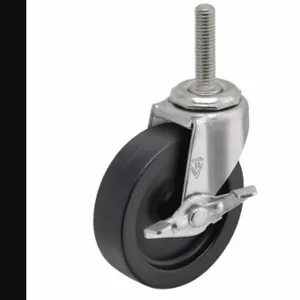 SHEPHERD CASTER PRE20634ZN-3EB NSF-Listed Sanitary Threaded Stem Caster, 2 Inch Wheel Dia, 90 lbs, 1 Inch Stem | CU2QMM 60FA35