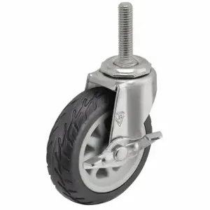 SHEPHERD CASTER PRE30634ZN-NOMB NSF-Listed Sanitary Threaded Stem Caster, 3 Inch Wheel Dia, 110 lbs, 1 Inch Stem | CU2QMR 60FA87