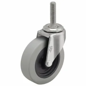 SHEPHERD CASTER PRE30748ZN-TPU NSF-Listed Sanitary Threaded Stem Caster, 3 Inch Wheel Dia, 120 lbs, Swivel Caster | CU2QJW 60FC01