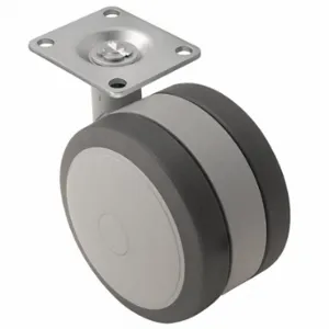 SHEPHERD CASTER PSF125120GR Swivel Plate Caster, 4 7/8 Inch Dia, 5 5/8 Inch Height | CU2QHE 60EY90