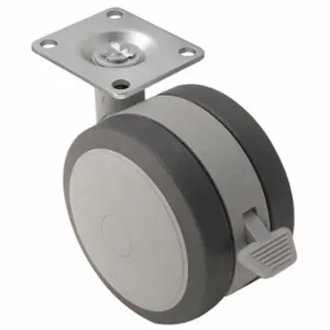 SHEPHERD CASTER PSF125120GR-B Swivel Plate Caster, 4 7/8 Inch Dia, 5 5/8 Inch Height, Swivel | CU2QHF 60EY91