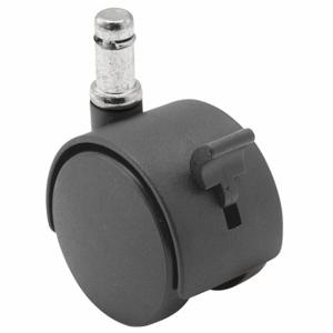SHEPHERD CASTER PTW40223BK-B Friction-Ring Stem Caster, 1 5/8 Inch Wheel Dia, 40 lb, 2 Inch Mounting Height | CU2PUD 60FC70