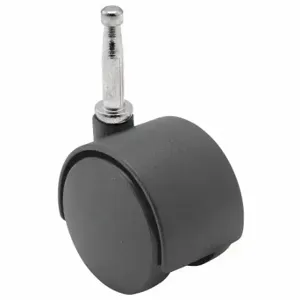 SHEPHERD CASTER PTW60302BK Stem Caster, Swivel Caster, Pla Inch, Non-Marking, No Brake Included, Nylon | CU2QFT 60FC87