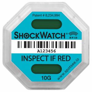 SHOCKWATCH SWRFID-10G Rfid Impact Tag, 10, 1 11/16 Zoll Etikettenbreite, 1 11/16 Zoll Etikettenhöhe, Englisch | CU2QRX 61HL54