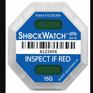 SHOCKWATCH SWRFID-15G Rfid Impact Tag, 15, 1 11/16 Zoll Etikettenbreite, 1 11/16 Zoll Etikettenhöhe, Englisch | CU2QRY 61HL53