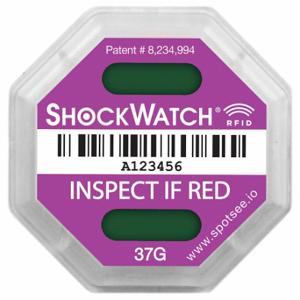 SHOCKWATCH SWRFID-37G Rfid Impact Tag, 37, 1 11/16 Zoll Etikettenbreite, 1 11/16 Zoll Etikettenhöhe, Englisch | CU2QTA 61HL51