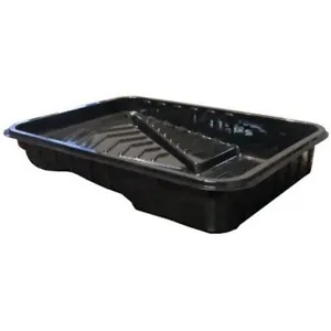 SHUR-LINE 50087 Tray, 9 Inch Length, Black, V Leg, Plastic | CH4PPR