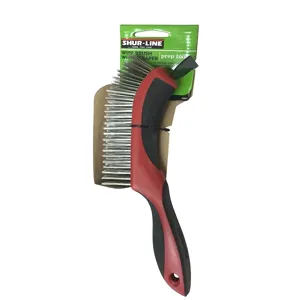 SHUR-LINE 7227 Wire Brush, With Paint Scraper And Comfort Grip Handle | CH4PVW