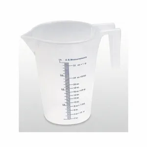 FUNNEL KING 94130 Measuring Container Fixed Spout 1 Quart | AD6ZQQ 4CUP6