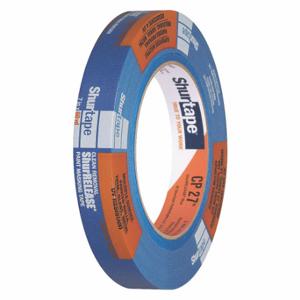 SHURTAPE CP 027 Painters Tape, 11/16 Inch x 60 yd, 5.3 mil Thick, Rubber Adhesive, Indoor and Outdoor | CU2QVU 48ZT86