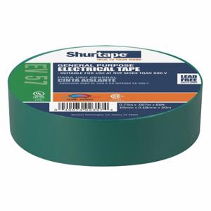 SHURTAPE EV 057 Insulating Electrical Tape, EV 57, Vinyl, 3/4 Inch x 66 ft | CU2QXD 53XM09