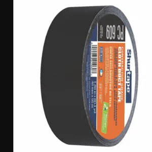 SHURTAPE PC 609 BLK-48mm x 55m-24 rls/cs Duct Tape, 1 7/8 Inch X 60 Yd, Black, Continuous Roll, Pack Qty 1 | CU2QWE 49JR07