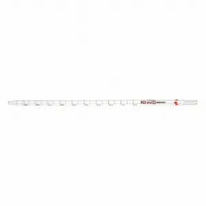 SIBATA 20200-101A Serological Pipette, 10 Ml Capacity, Glass, B, Non-Sterile, 12 PK | CU2QYU 48ME07