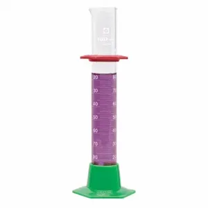 SIBATA 2355-10 Graduated Cylinder, 10 mL Labware Capacity Metric, 0.1 mL Graduation Subdivisions, 6 PK | CU2QXX 55EZ59