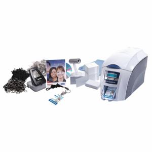 SICURIX SRX 3633-9021K3 ID Card Printer, Complete Access ID Kit, USB, Gray/White | CU2RCX 54JD91