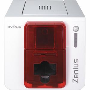 SICURIX SRX ZN1H0000RS ID-Kartendrucker, einseitig, USB und Ethernet, rot/weiß, PC oder MAC | CU2RDG 54JD96