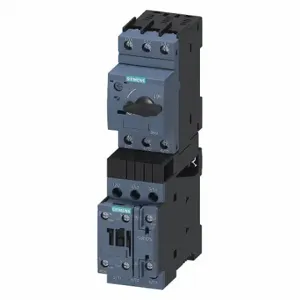 SIEMENS 3RA21201KA240BB4 Fuseless Load Feeder, 9to 12.5, 24 VDC, 1NC/1NO, 7 1/2 hp HP 3 Phase 480V, 3 Poles | CU2RWD 56JV52