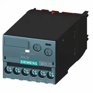 SIEMENS 3RA28121DW10 Timing Relay, Front Mounting 3Rt2 Contactors, Off-Delay, 100 Sec, 24 To 240 Vac/Dc | CU2WFC 13A269