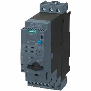 SIEMENS 3RA6120-1BB32 Iec Magnetic Motor Starter, 0.3 To 1.2, 24V Ac/Dc, No Enclosure, 1Nc/1No, Reversing | CU2VFL 13A277