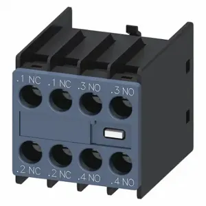 SIEMENS 3RH29111HA22 Auxiliary Contact, Auxiliary Contact, 10 A, 3RT2/3RH2/S00-S3 Frame Contactors, Front | CN9GGP 499J72