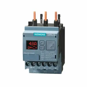 SIEMENS 3RR22421FW30 3-Phase Current Monitoring Relay, 4-40, 24-240VAC/VDC | CU2RPK 13A260