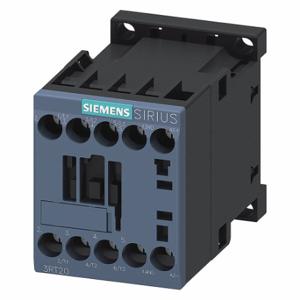 SIEMENS 3RT20161MB410KT0 Power Contactor, 24 V DC Coil Volts, 9 A Full Load Amps-Inductive, 1No | CU2TMX 56JW32